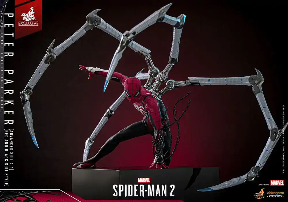 Spider-Man 2 Video Game Masterpiece Akčná Figúrka 1/6 Peter Parker (Advanced Suit 2.0) (Red and Black Suit Style) 30 cm produktová fotografia