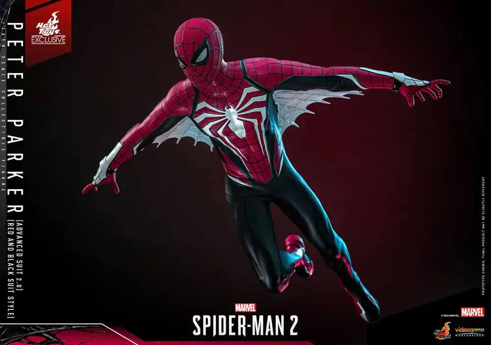 Spider-Man 2 Video Game Masterpiece Akčná Figúrka 1/6 Peter Parker (Advanced Suit 2.0) (Red and Black Suit Style) 30 cm produktová fotografia