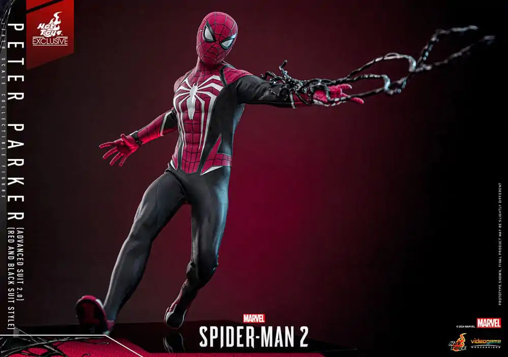 Spider-Man 2 Video Game Masterpiece Akčná Figúrka 1/6 Peter Parker (Advanced Suit 2.0) (Red and Black Suit Style) 30 cm produktová fotografia