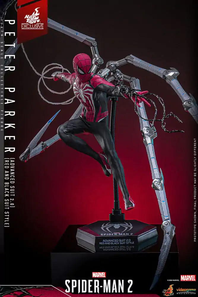 Spider-Man 2 Video Game Masterpiece Akčná Figúrka 1/6 Peter Parker (Advanced Suit 2.0) (Red and Black Suit Style) 30 cm produktová fotografia