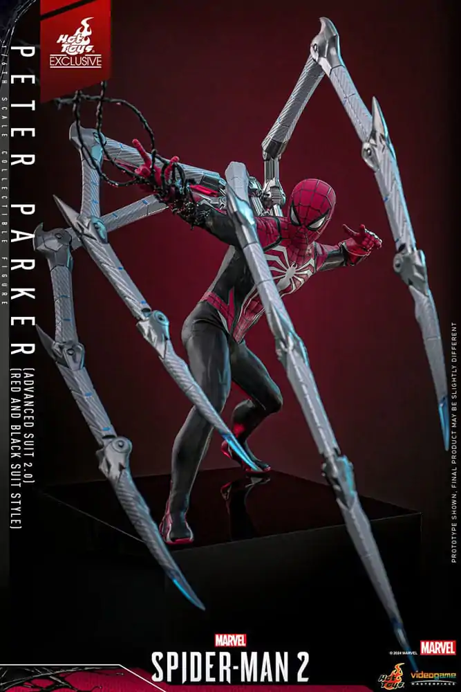 Spider-Man 2 Video Game Masterpiece Akčná Figúrka 1/6 Peter Parker (Advanced Suit 2.0) (Red and Black Suit Style) 30 cm produktová fotografia