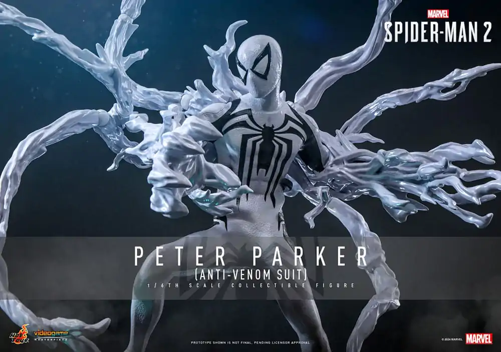 Spider-Man 2 Video Game Masterpiece akčná figúrka 1/6 Peter Parker (Anti-Venom Suit) 30 cm produktová fotografia