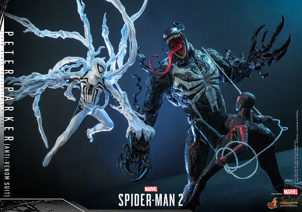 Spider-Man 2 Video Game Masterpiece akčná figúrka 1/6 Peter Parker (Anti-Venom Suit) 30 cm produktová fotografia