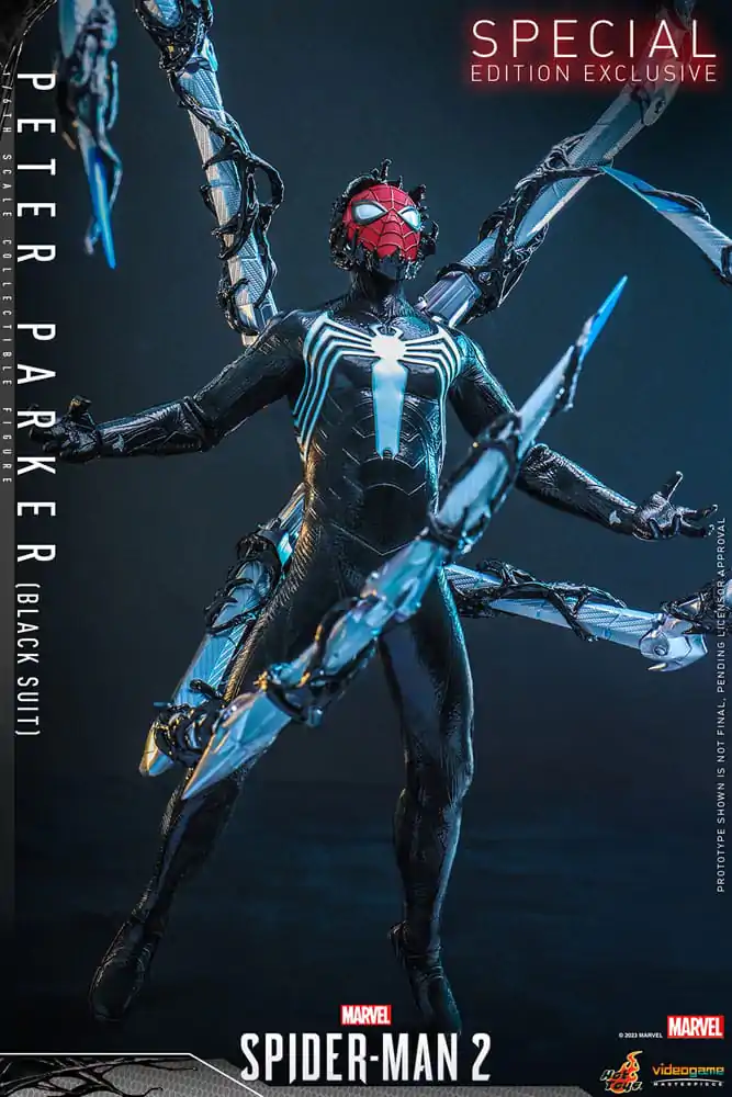 Spider-Man 2 Video Game Masterpiece Action Figúrka 1/6 Peter Parker (fekete öltöny) 30 cm termékfotó