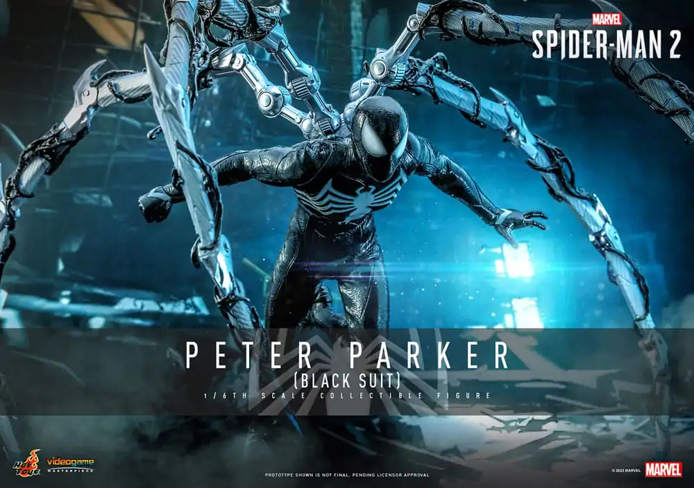 Spider-Man 2 Video Game Masterpiece Action Figúrka 1/6 Peter Parker (fekete öltöny) 30 cm termékfotó