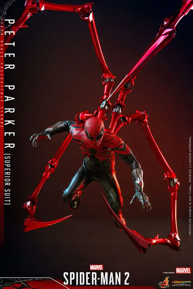 Spider-Man 2 Video Game Masterpiece Action Figure 1/6 Peter Parker (Superior Suit) 30 cm termékfotó