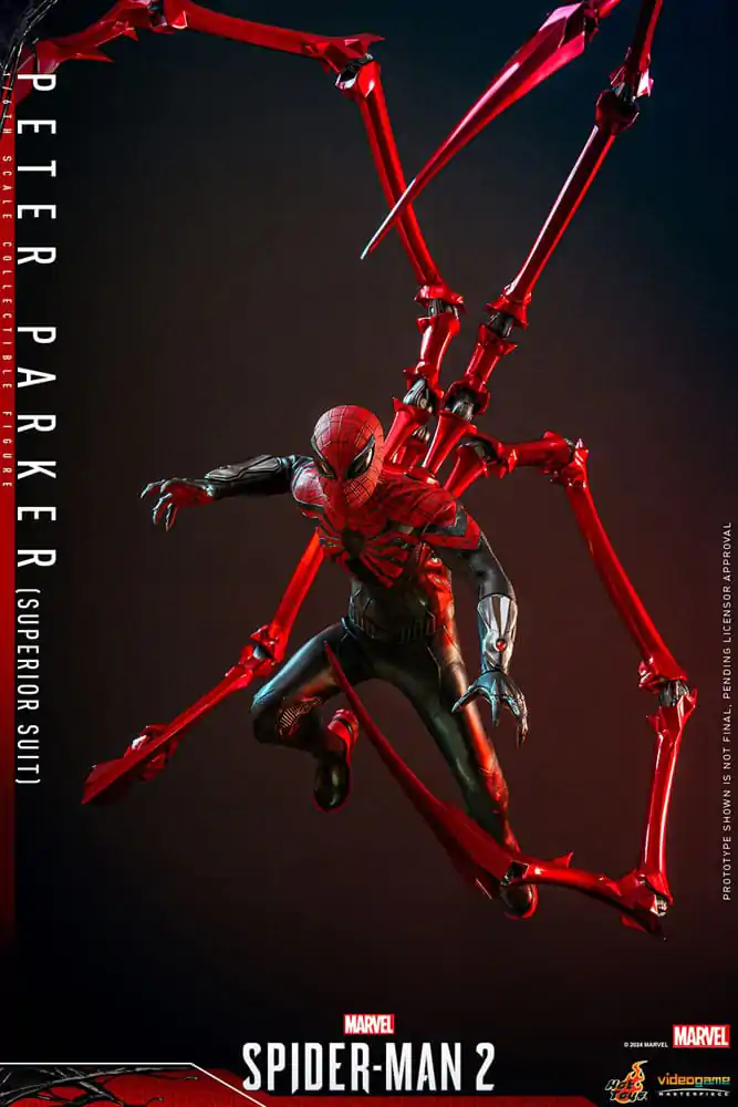 Spider-Man 2 Video Game Masterpiece Action Figure 1/6 Peter Parker (Superior Suit) 30 cm termékfotó