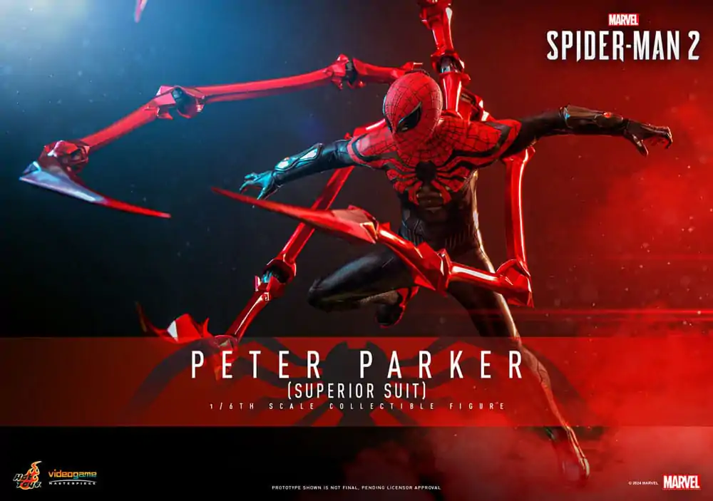 Spider-Man 2 Video Game Masterpiece Action Figure 1/6 Peter Parker (Superior Suit) 30 cm termékfotó