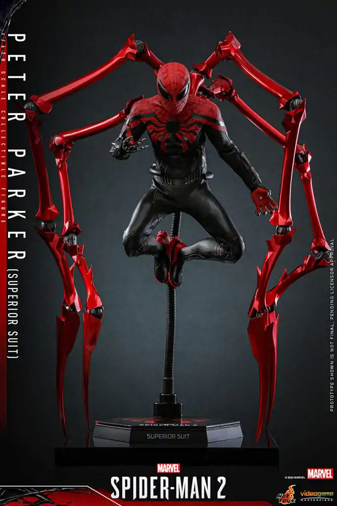 Spider-Man 2 Video Game Masterpiece Action Figure 1/6 Peter Parker (Superior Suit) 30 cm termékfotó