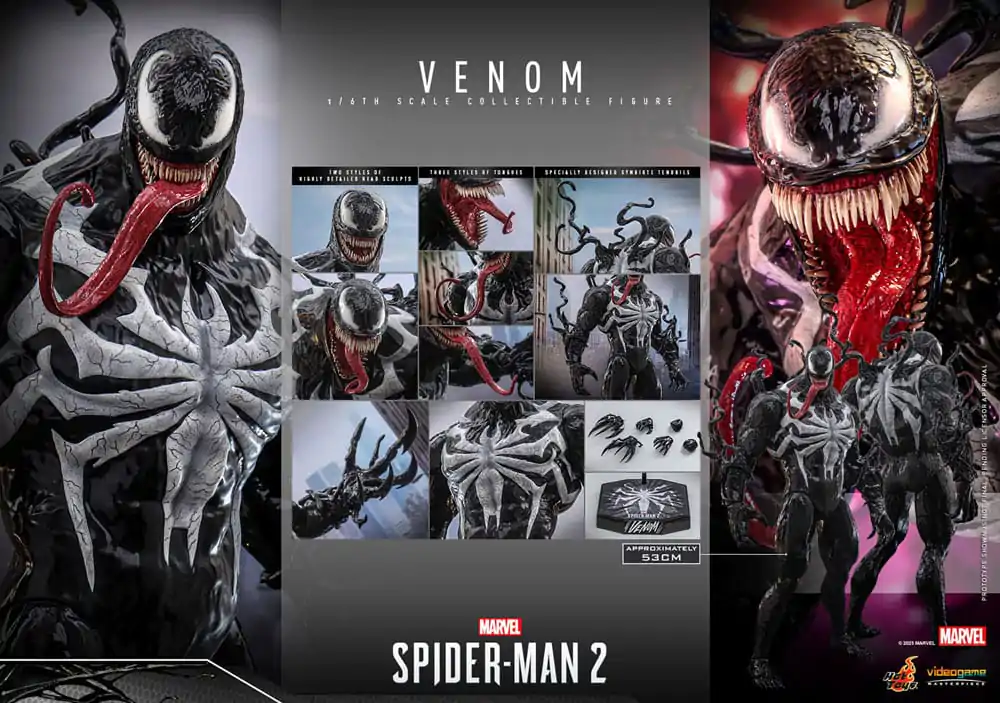 Spider-Man 2 Videogame Masterpiece Akčná figúrka 1/6 Venom 53 cm produktová fotografia
