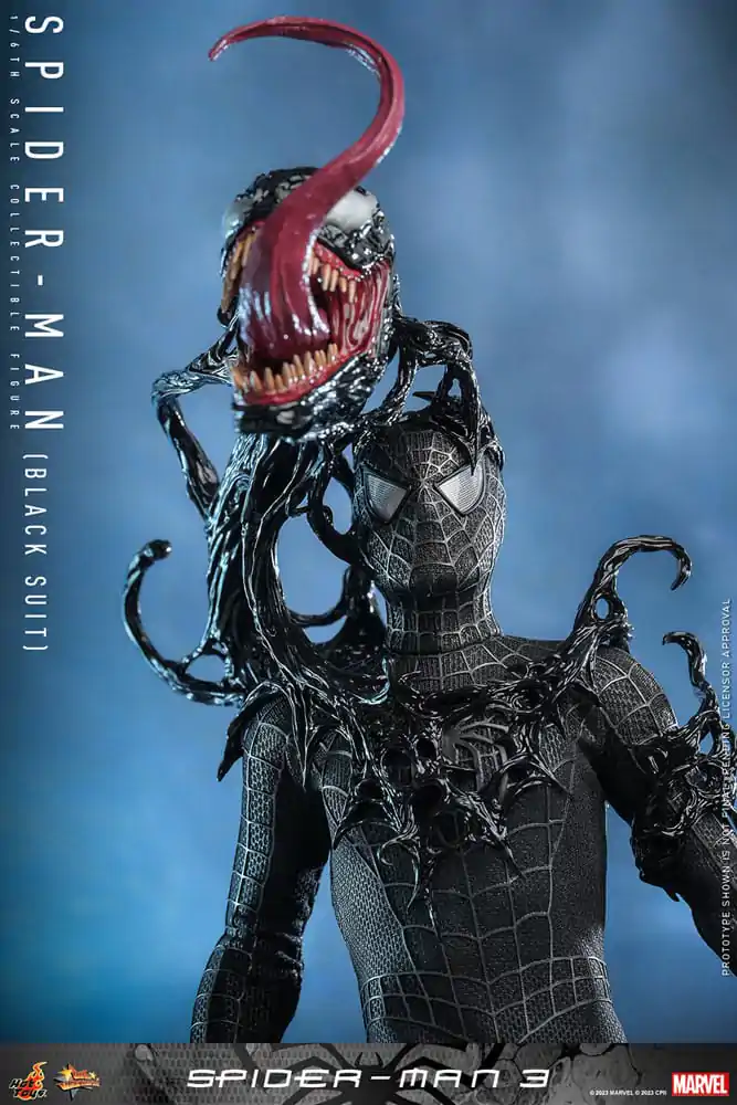 Spider-Man 3 Movie Masterpiece Akčná Figúrka 1/6 Spider-Man (Black Suit) 30 cm produktová fotografia