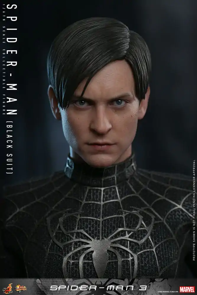 Spider-Man 3 Movie Masterpiece Akčná Figúrka 1/6 Spider-Man (Black Suit) 30 cm produktová fotografia