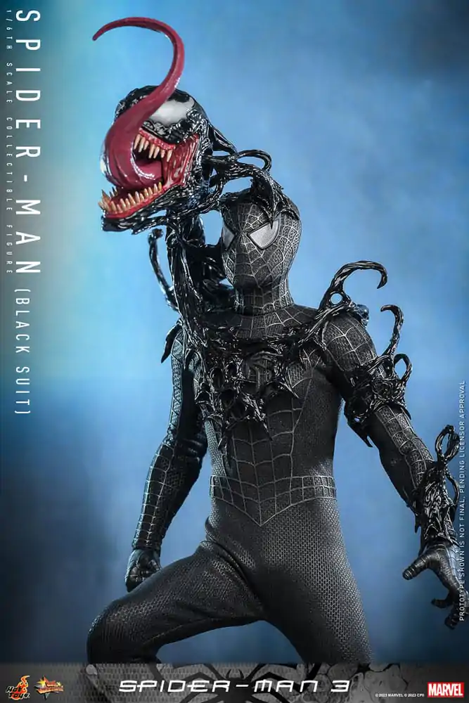 Spider-Man 3 Movie Masterpiece Akčná Figúrka 1/6 Spider-Man (Black Suit) 30 cm produktová fotografia