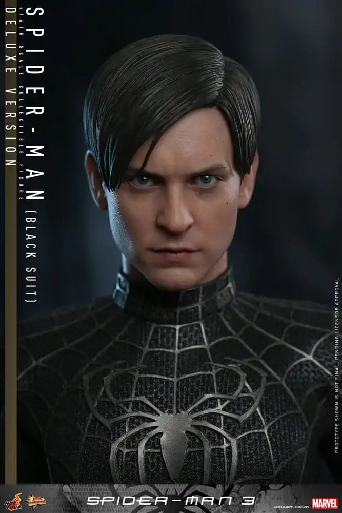 Spider-Man 3 Movie Masterpiece Akčná figúrka 1/6 Spider-Man (Black Suit) (Deluxe Version) 30 cm produktová fotografia