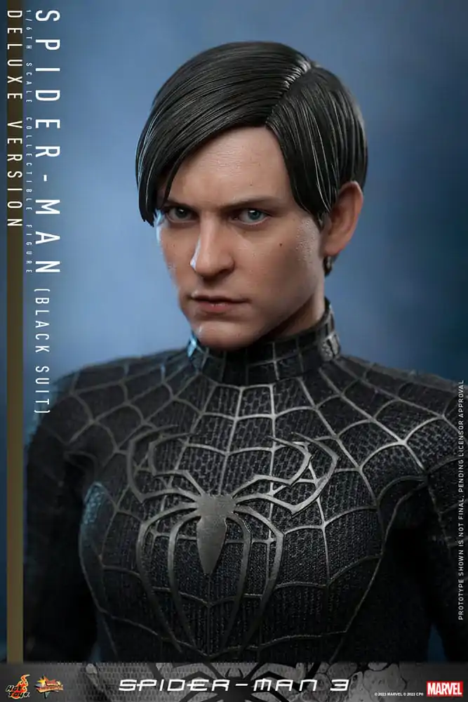 Spider-Man 3 Movie Masterpiece Akčná figúrka 1/6 Spider-Man (Black Suit) (Deluxe Version) 30 cm produktová fotografia