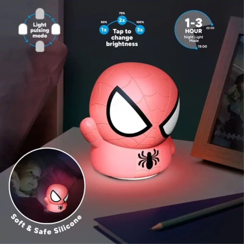 Marvel Spiderman 3D lampa 14cm produktová fotografia