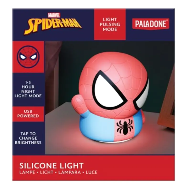 Marvel Spiderman 3D lampa 14cm produktová fotografia