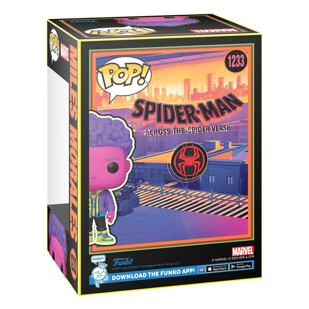 Spider-Man: Across the Spider-Verse Funko POP! Marvel Vinyl figúrka Miles Morales(BLKLT) Exclusive Edition 9 cm produktová fotografia