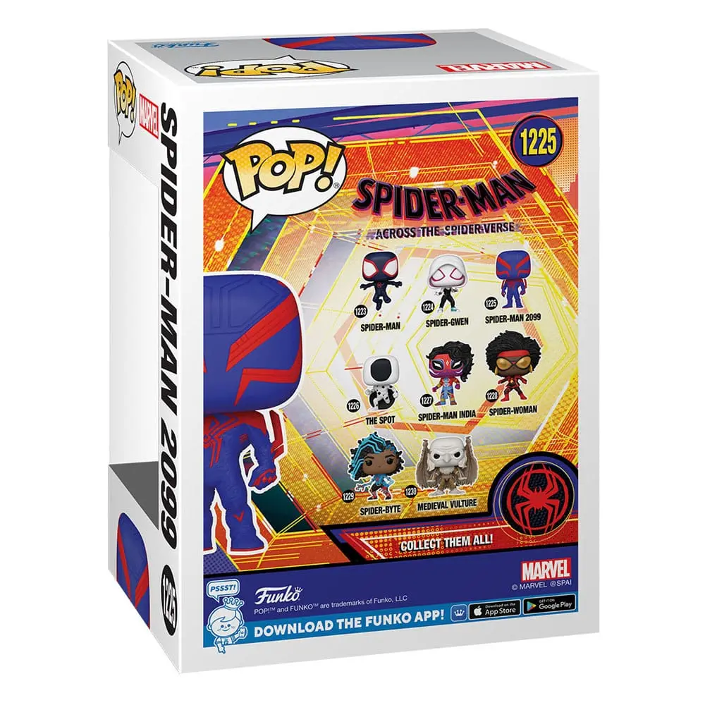 Spider-Man: Across the Spider-Verse POP! Movies Vinyl Figurka Spider-Man 2099 9 cm termékfotó