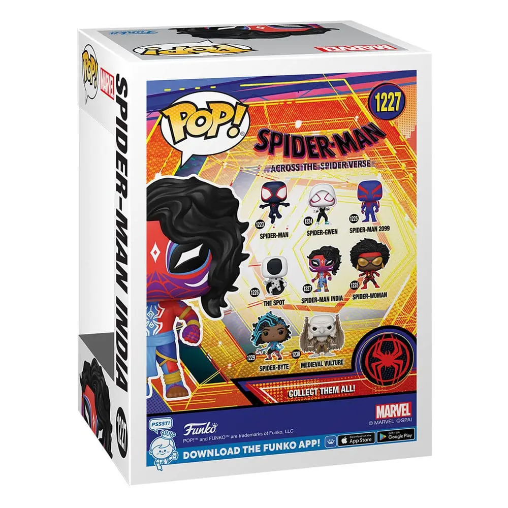 Spider-Man: Across the Spider-Verse POP! Movies Vinyl Figure Spider-Man India 9 cm termékfotó