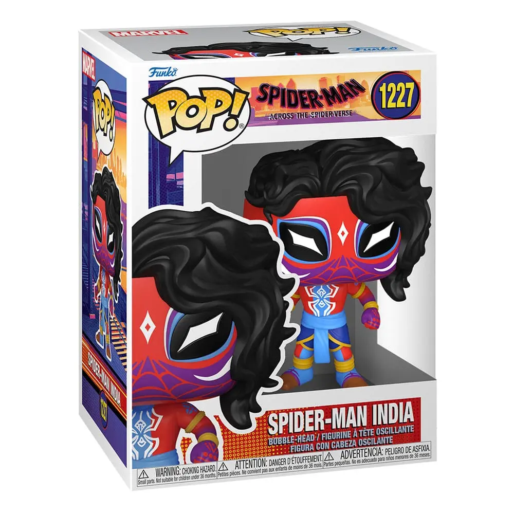 Spider-Man: Across the Spider-Verse POP! Movies Vinyl Figure Spider-Man India 9 cm termékfotó