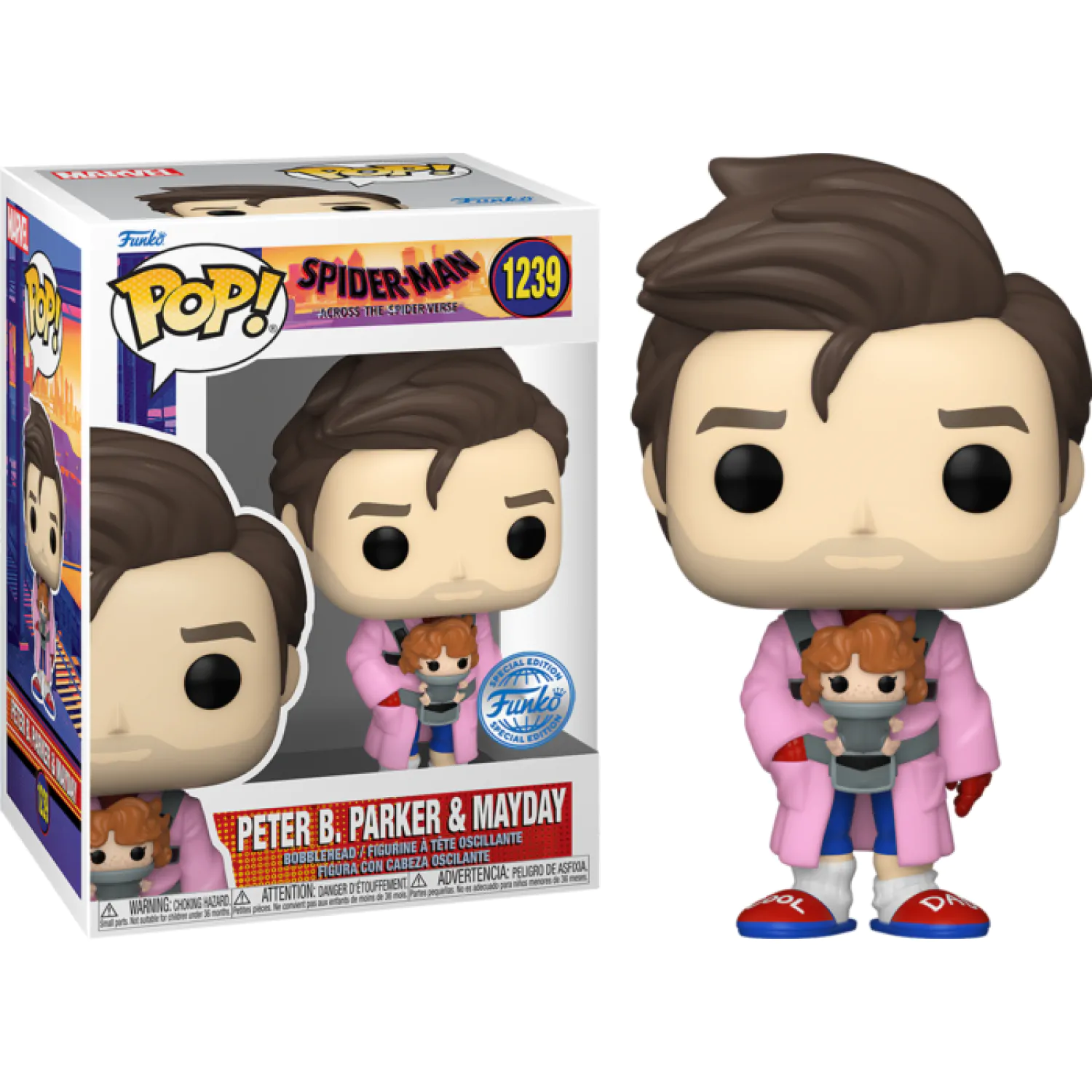 Spider-Man: Across the Spider-Verse Funko POP! vinylová figúrka Peter B. Parker & Mayday 9 cm produktová fotografia