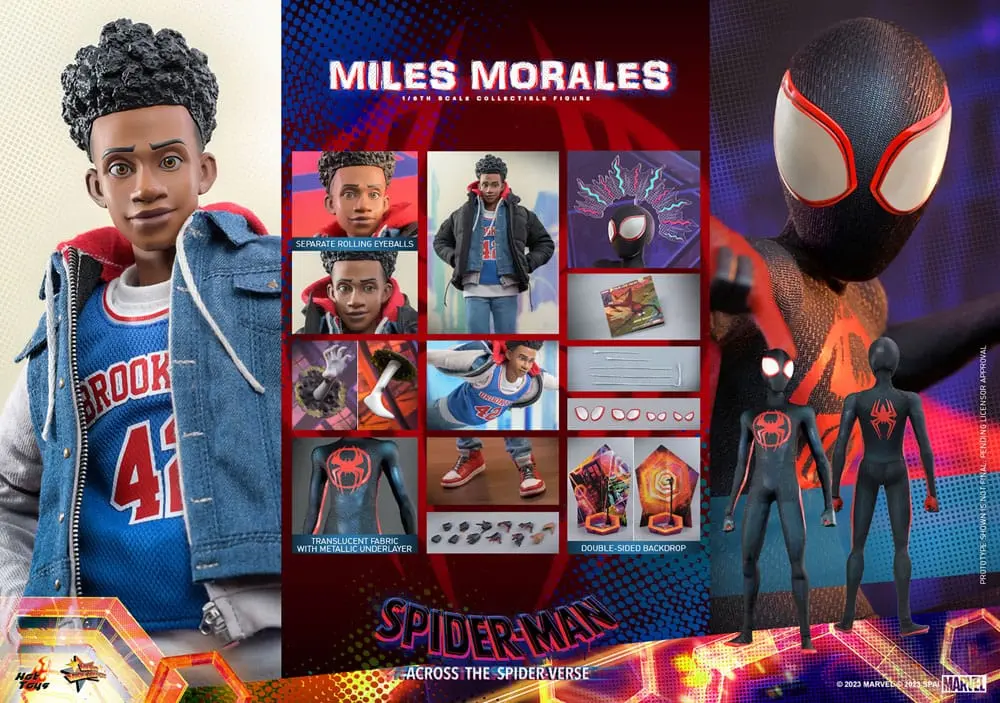 Spider-Man: Across the Spider-Verse Movie Masterpiece Akčná figúrka 1/6 Miles Morales 29 cm termékfotó