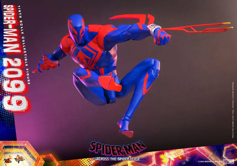 Spider-Man: Across the Spider-Verse Movie Masterpiece Akčná Figúrka 1/6 Spider-Man 2099 33 cm produktová fotografia