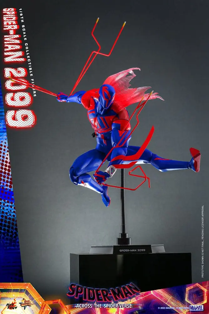 Spider-Man: Across the Spider-Verse Movie Masterpiece Akčná Figúrka 1/6 Spider-Man 2099 33 cm produktová fotografia