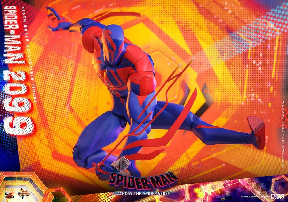 Spider-Man: Across the Spider-Verse Movie Masterpiece Akčná Figúrka 1/6 Spider-Man 2099 33 cm produktová fotografia