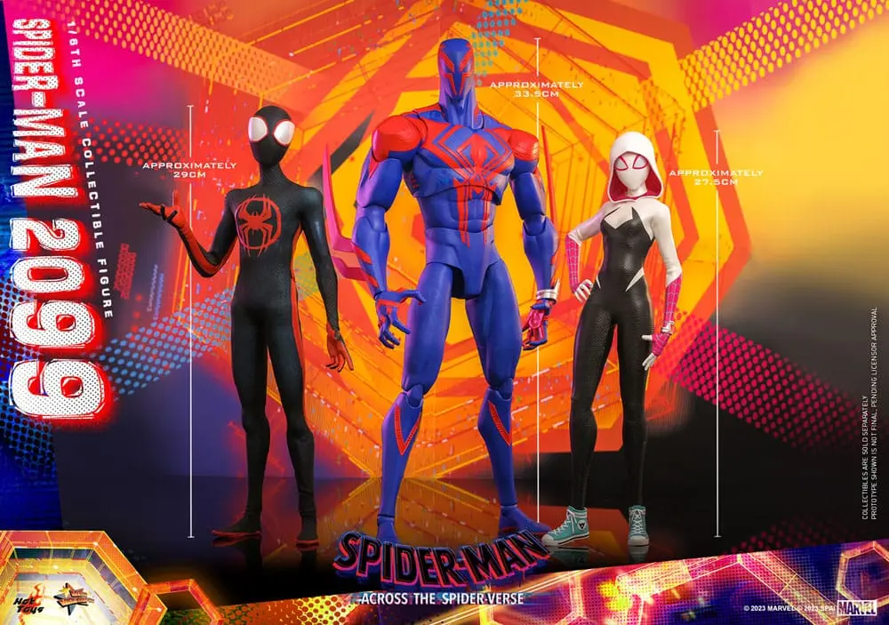 Spider-Man: Across the Spider-Verse Movie Masterpiece Akčná Figúrka 1/6 Spider-Man 2099 33 cm produktová fotografia