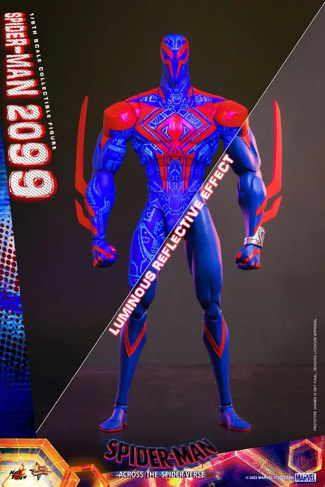 Spider-Man: Across the Spider-Verse Movie Masterpiece Akčná Figúrka 1/6 Spider-Man 2099 33 cm produktová fotografia