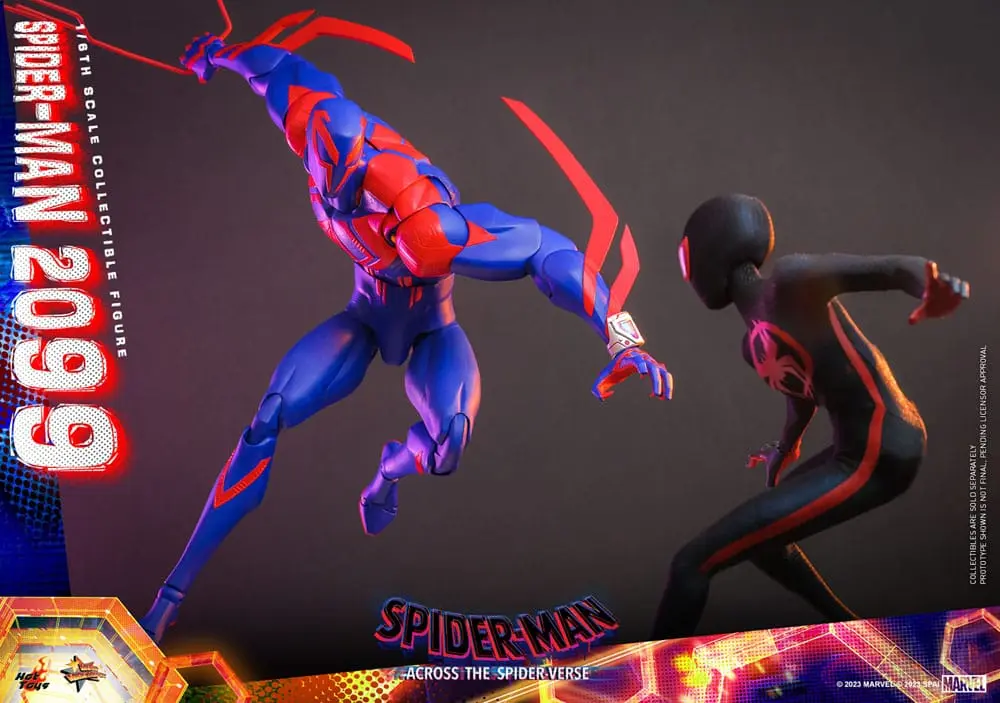 Spider-Man: Across the Spider-Verse Movie Masterpiece Akčná Figúrka 1/6 Spider-Man 2099 33 cm produktová fotografia