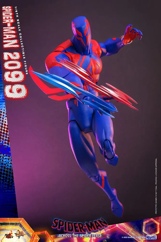 Spider-Man: Across the Spider-Verse Movie Masterpiece Akčná Figúrka 1/6 Spider-Man 2099 33 cm produktová fotografia