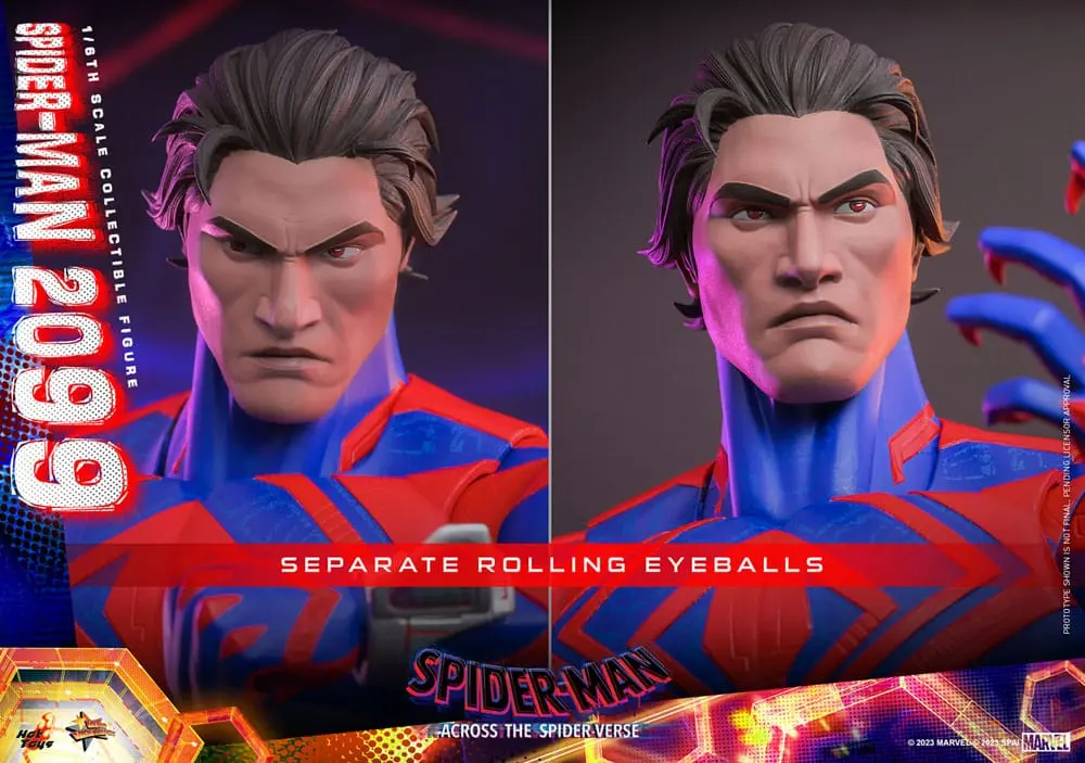 Spider-Man: Across the Spider-Verse Movie Masterpiece Akčná Figúrka 1/6 Spider-Man 2099 33 cm produktová fotografia