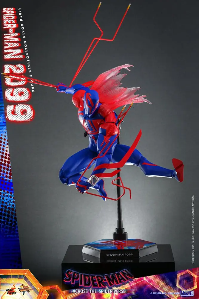 Spider-Man: Across the Spider-Verse Movie Masterpiece Akčná Figúrka 1/6 Spider-Man 2099 33 cm produktová fotografia