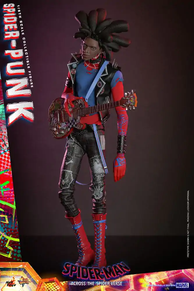 Spider-Man: Across the Spider-Verse Movie Masterpiece Akčná figúrka 1/6 Spider-Punk 32 cm produktová fotografia