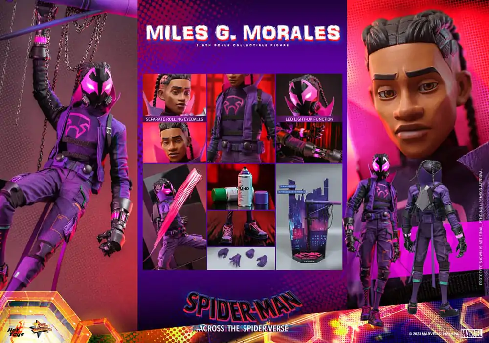 Spider-Man: Across the Spider-Verse Movie Masterpiece Akčná figúrka 1/6 Spider-Punk 32 cm produktová fotografia