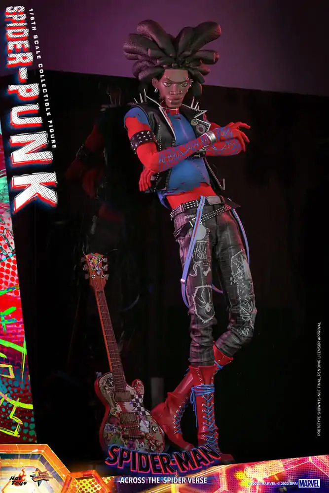 Spider-Man: Across the Spider-Verse Movie Masterpiece Akčná figúrka 1/6 Spider-Punk 32 cm produktová fotografia