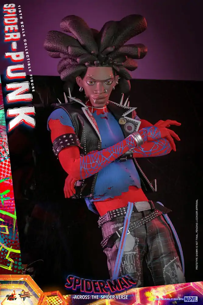 Spider-Man: Across the Spider-Verse Movie Masterpiece Akčná figúrka 1/6 Spider-Punk 32 cm produktová fotografia