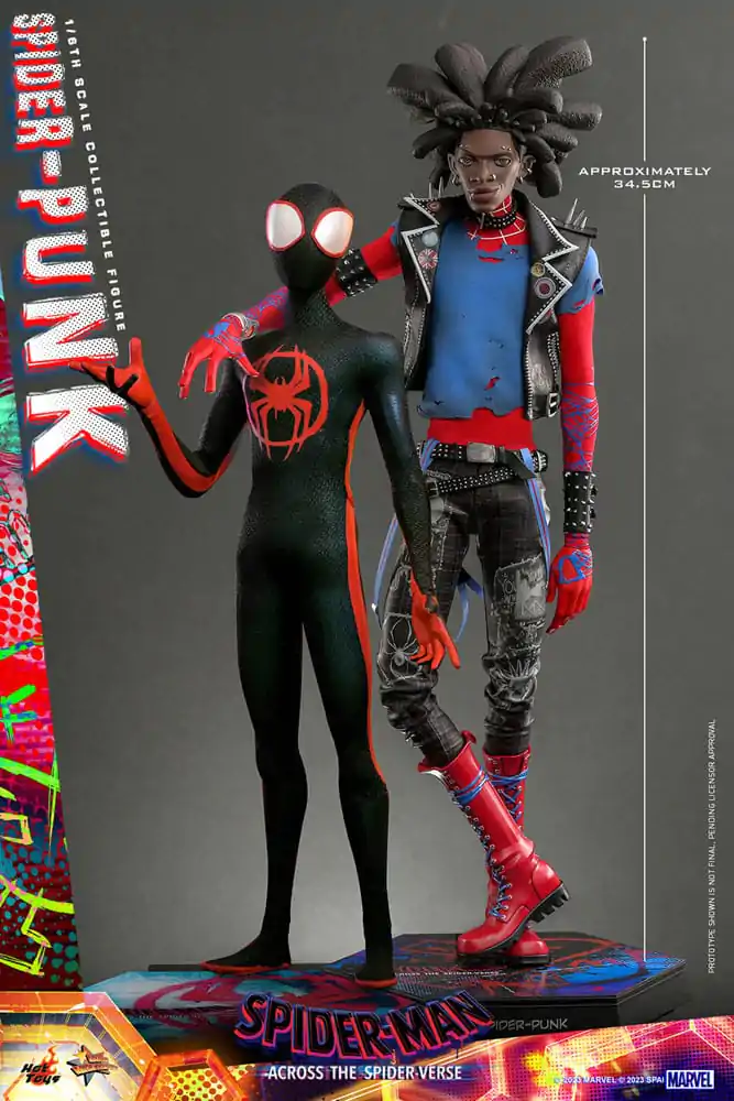 Spider-Man: Across the Spider-Verse Movie Masterpiece Akčná figúrka 1/6 Spider-Punk 32 cm produktová fotografia