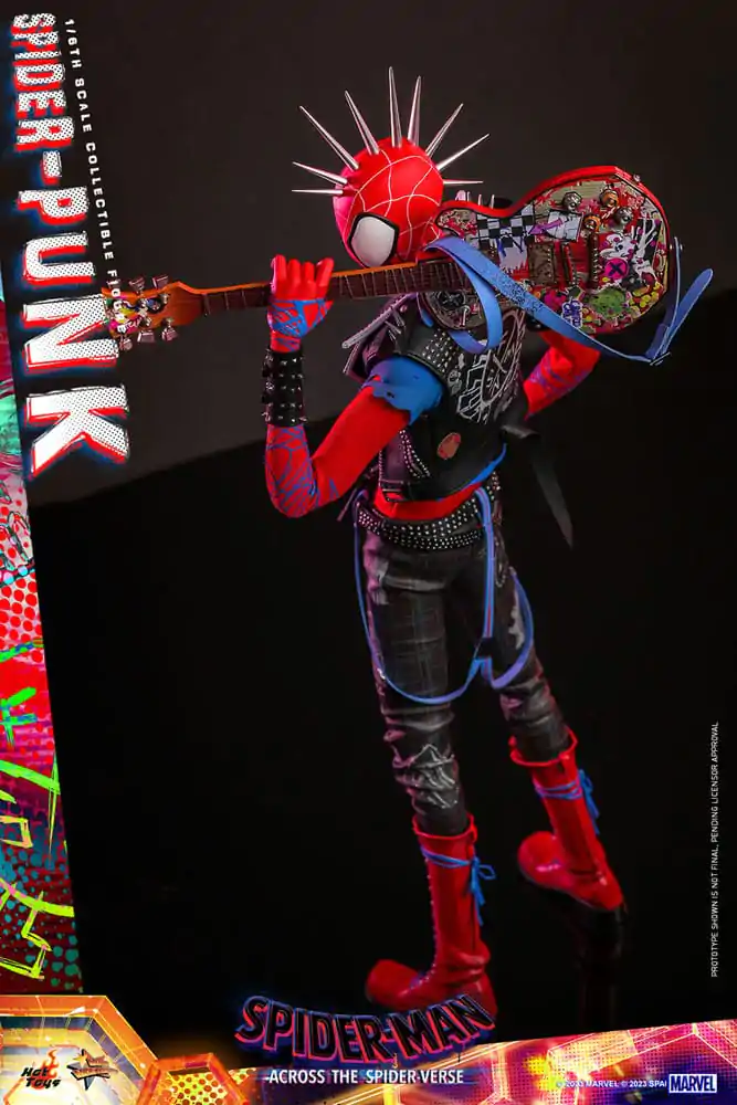 Spider-Man: Across the Spider-Verse Movie Masterpiece Akčná figúrka 1/6 Spider-Punk 32 cm produktová fotografia