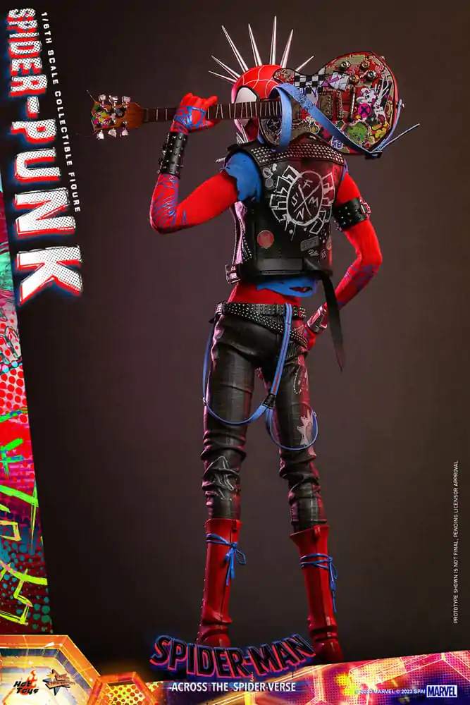 Spider-Man: Across the Spider-Verse Movie Masterpiece Akčná figúrka 1/6 Spider-Punk 32 cm produktová fotografia