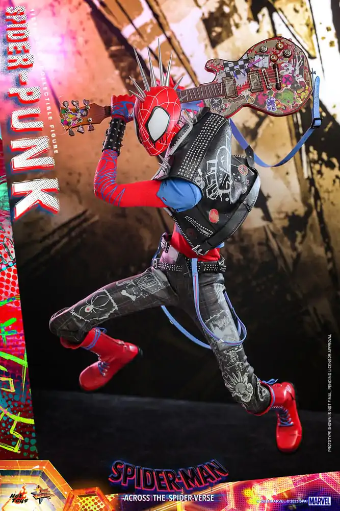 Spider-Man: Across the Spider-Verse Movie Masterpiece Akčná figúrka 1/6 Spider-Punk 32 cm produktová fotografia