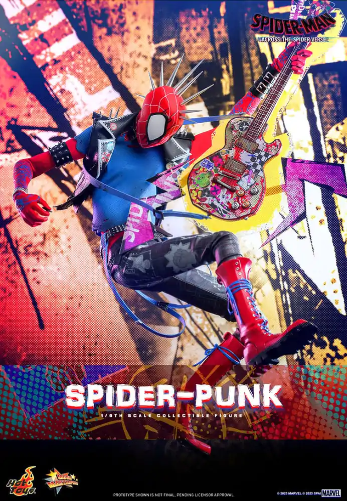 Spider-Man: Across the Spider-Verse Movie Masterpiece Akčná figúrka 1/6 Spider-Punk 32 cm produktová fotografia