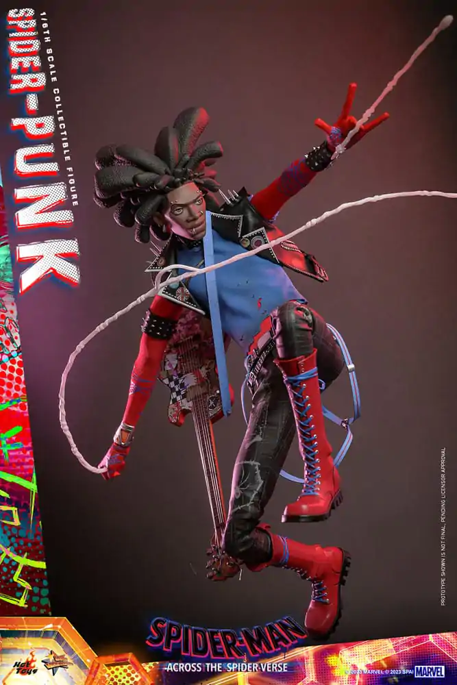 Spider-Man: Across the Spider-Verse Movie Masterpiece Akčná figúrka 1/6 Spider-Punk 32 cm produktová fotografia