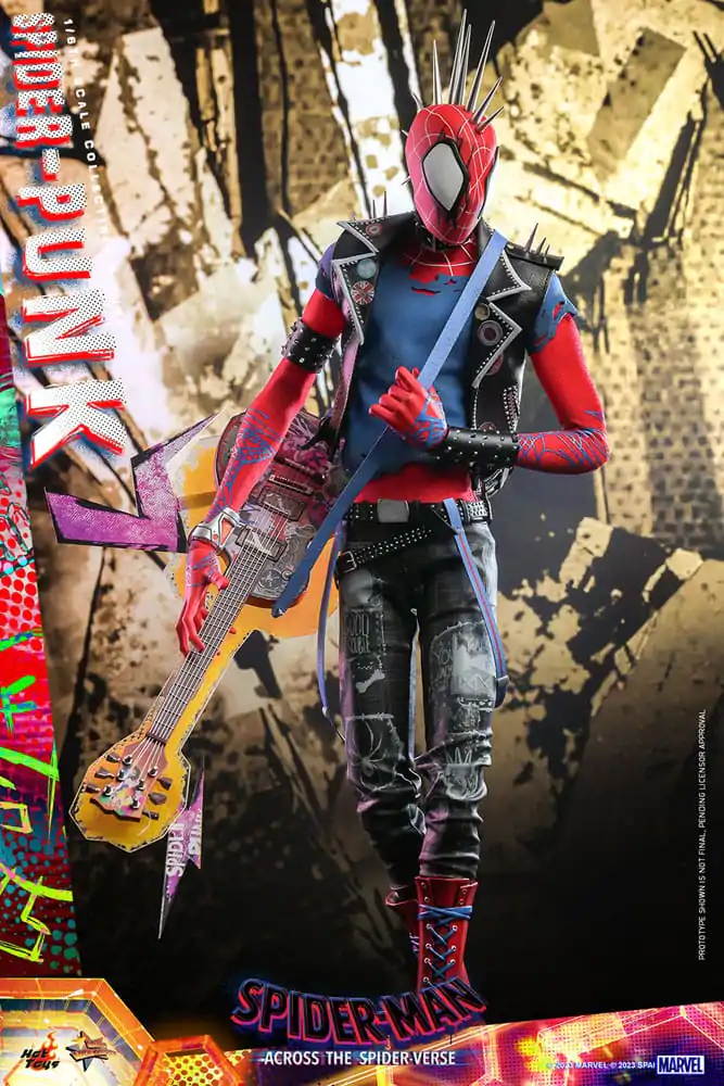 Spider-Man: Across the Spider-Verse Movie Masterpiece Akčná figúrka 1/6 Spider-Punk 32 cm produktová fotografia