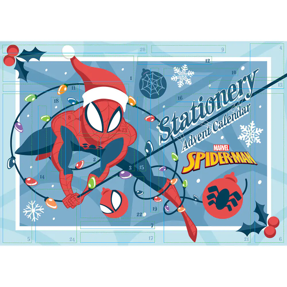 Marvel Spiderman adventný kalendár produktová fotografia