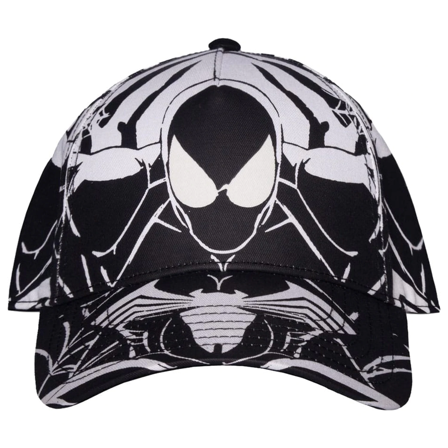 Spider-Man baseballová čiapka Black & White celoplošná potlač produktová fotografia