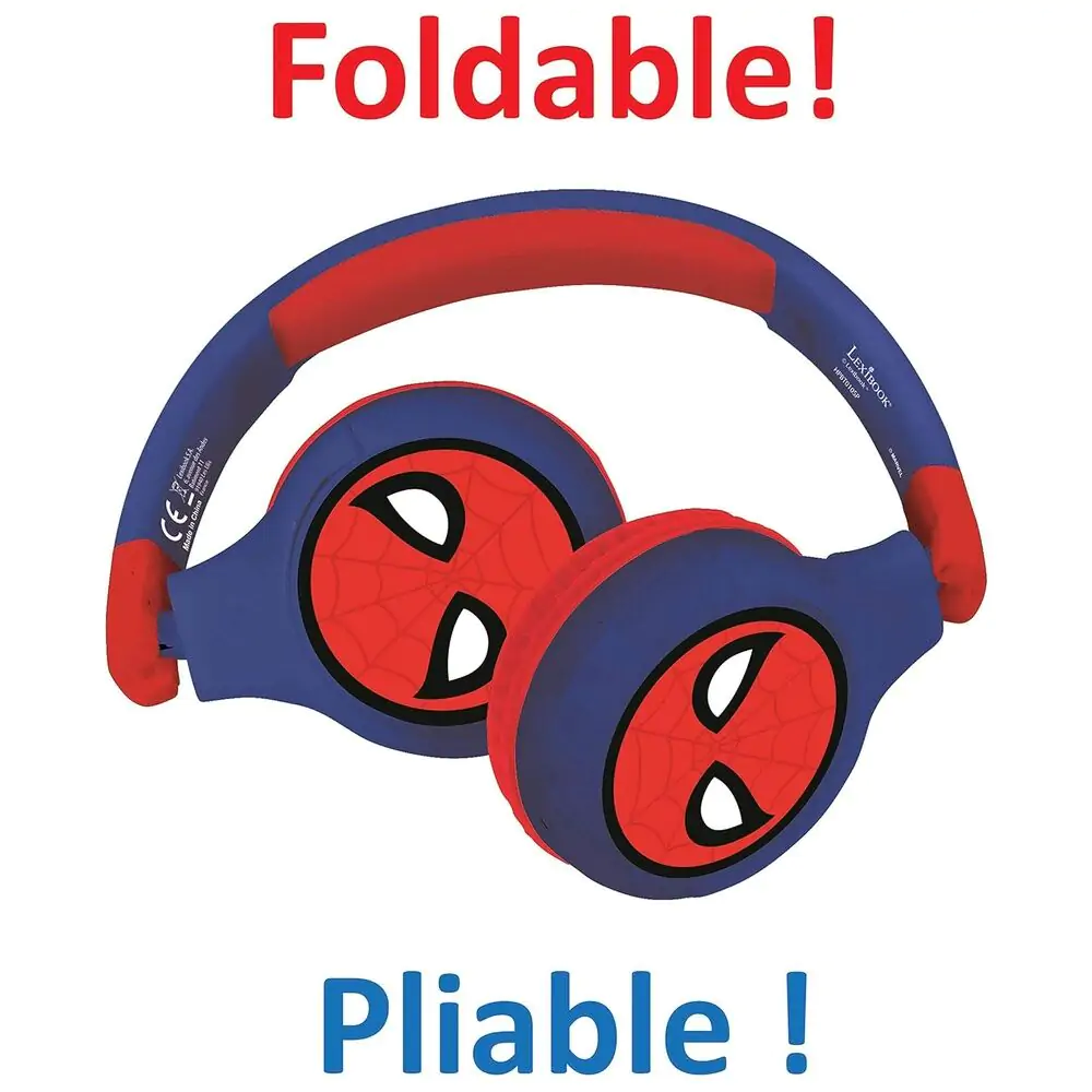 Marvel Spiderman Bluetooth bezdrôtové slúchadlá produktová fotografia